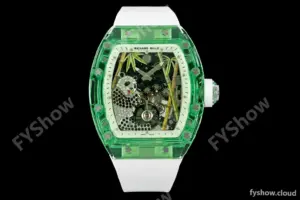 Richard Mille - RM026-01 Tourbillon Crystal Green Transparent Skeleton White RMF Tourb