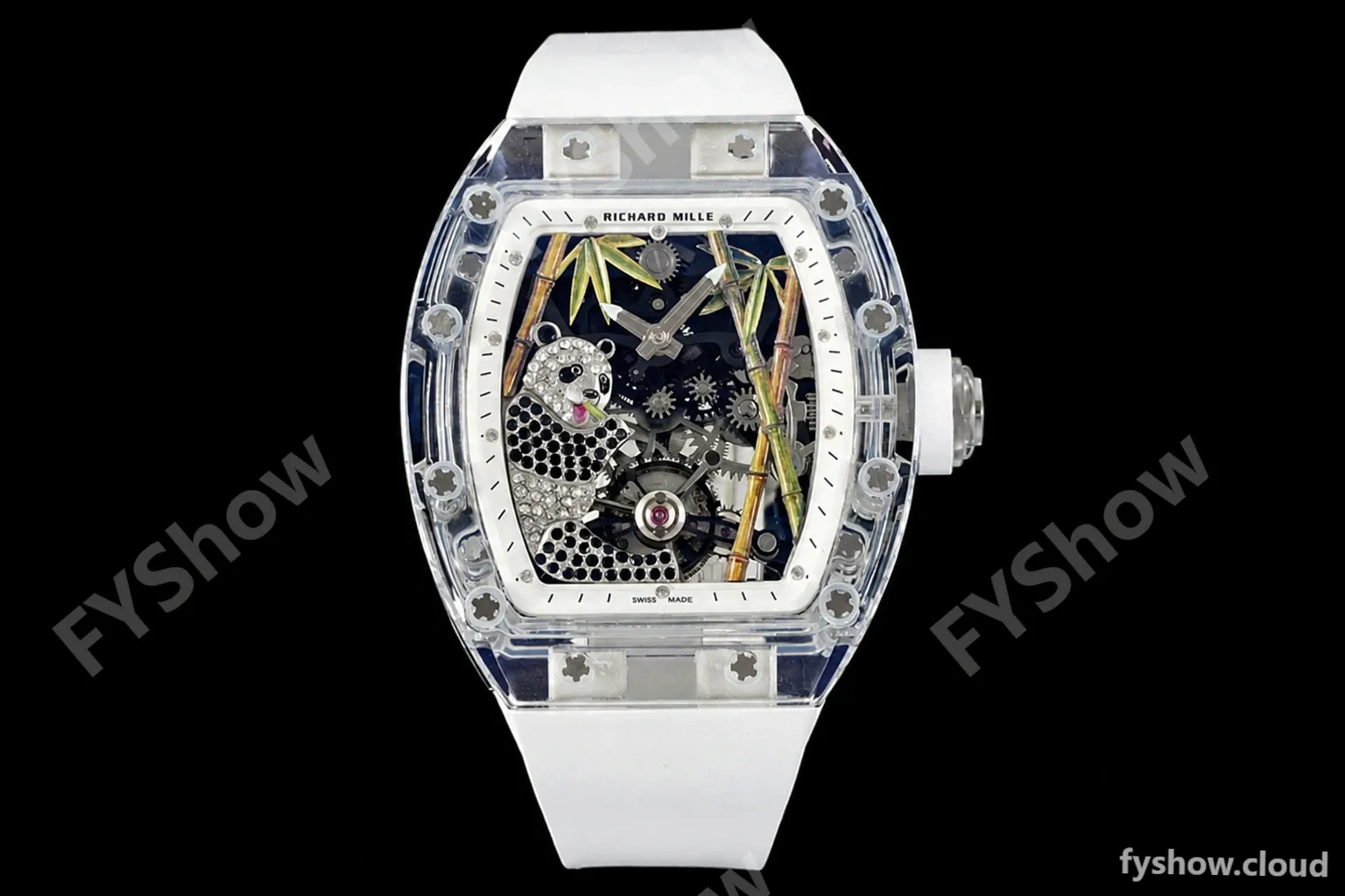 Richard Mille - RM026-01 Tourbillon Crystal Transparent Skeleton White RMF Tourb