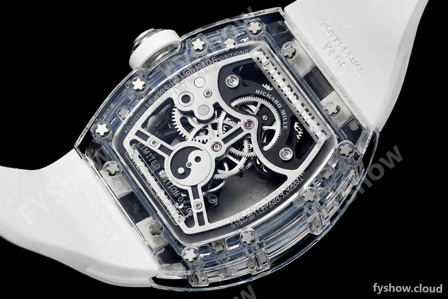 Richard Mille - RM026-01 Tourbillon Crystal Transparent Skeleton White RMF Tourb - Image 3