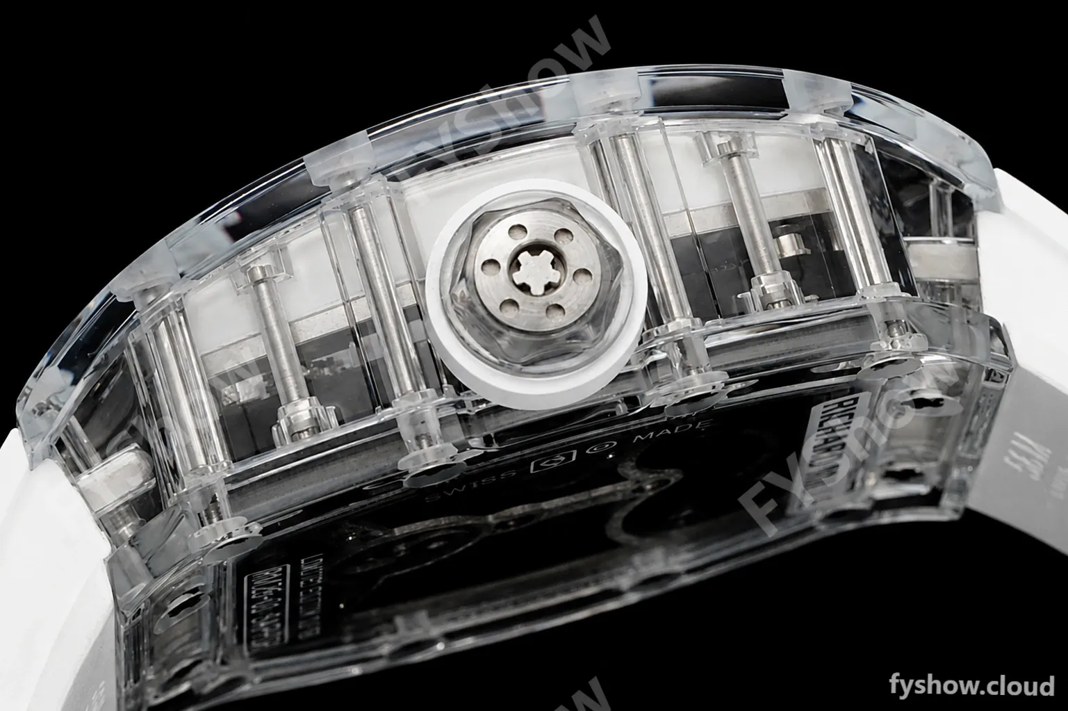 Richard Mille - RM026-01 Tourbillon Crystal Transparent Skeleton White RMF Tourb - Image 6