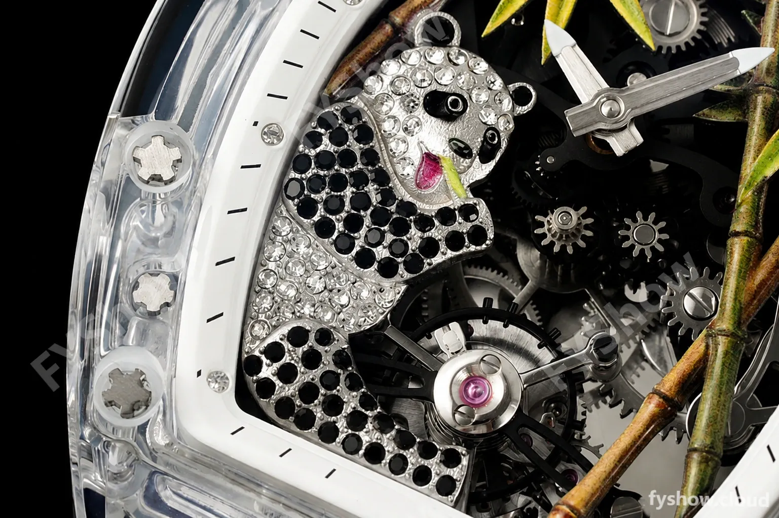 Richard Mille - RM026-01 Tourbillon Crystal Transparent Skeleton White RMF Tourb - Image 9