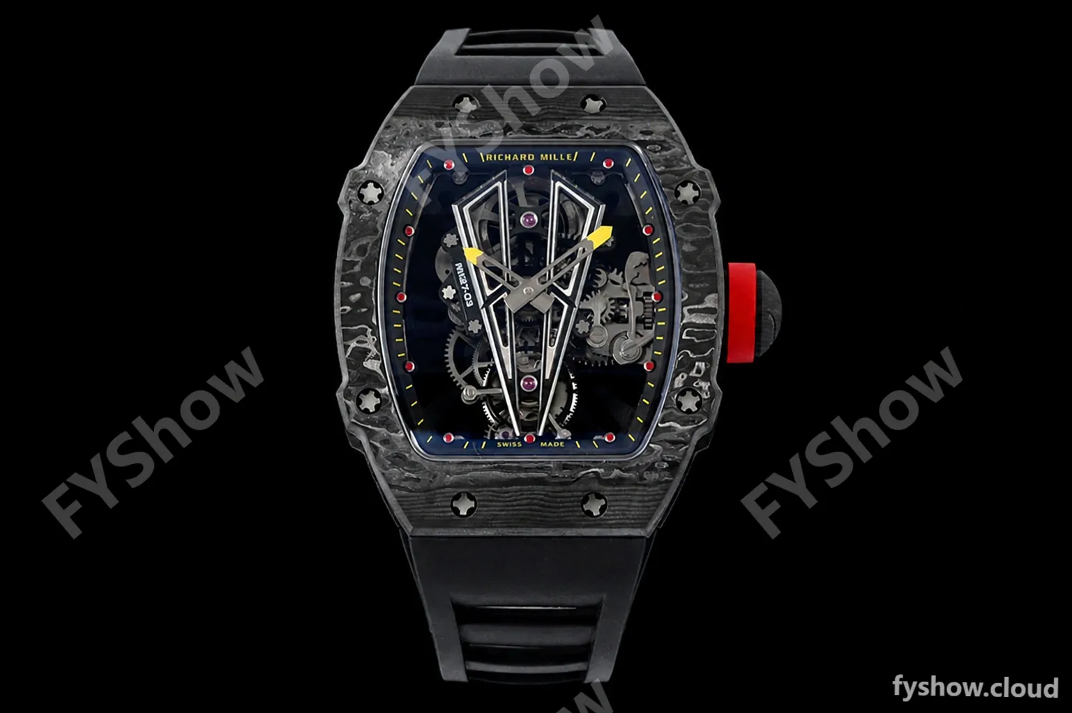 Richard Mille - RM027-03 Tourbillon Rafael Nadal NTPT/RU/Blk Skeleton RMF Tourb