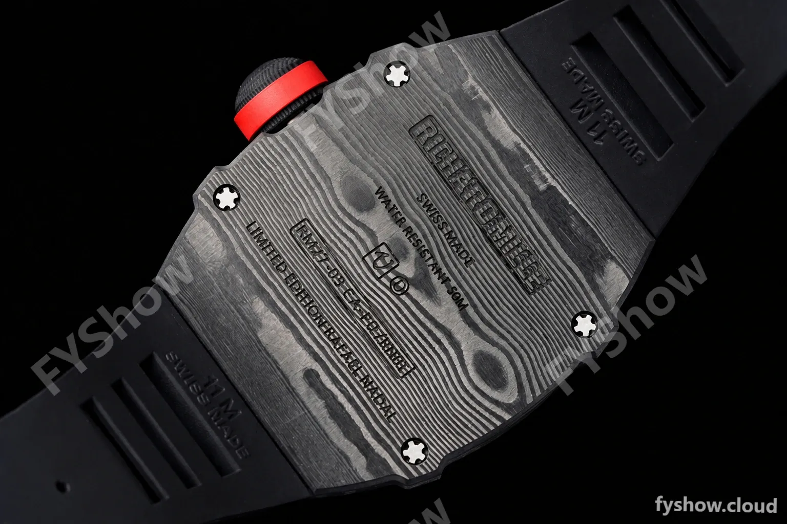 Richard Mille - RM027-03 Tourbillon Rafael Nadal NTPT/RU/Blk Skeleton RMF Tourb - Image 6