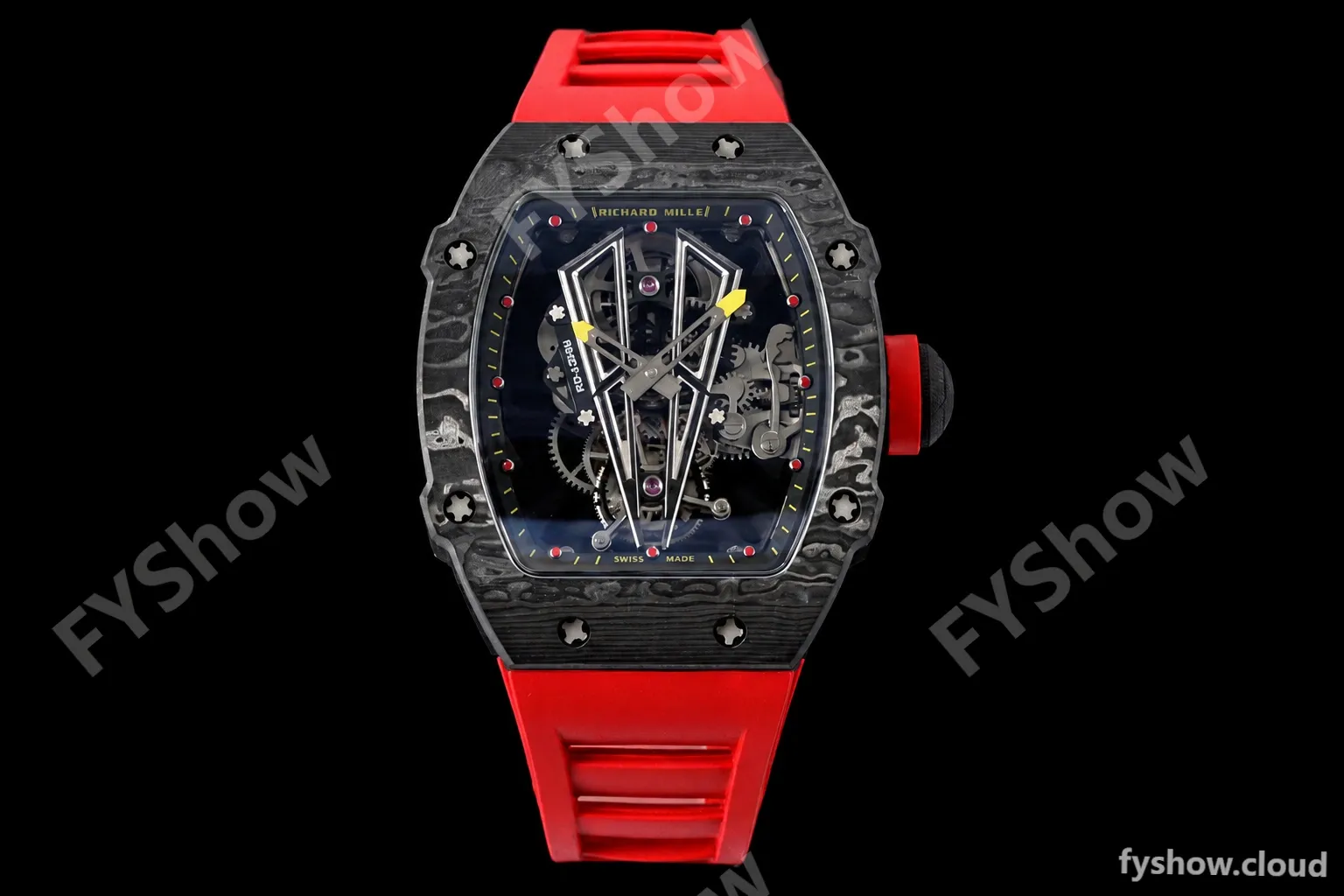 Richard Mille - RM027-03 Tourbillon Rafael Nadal NTPT/RU/Red Skeleton RMF Tourb
