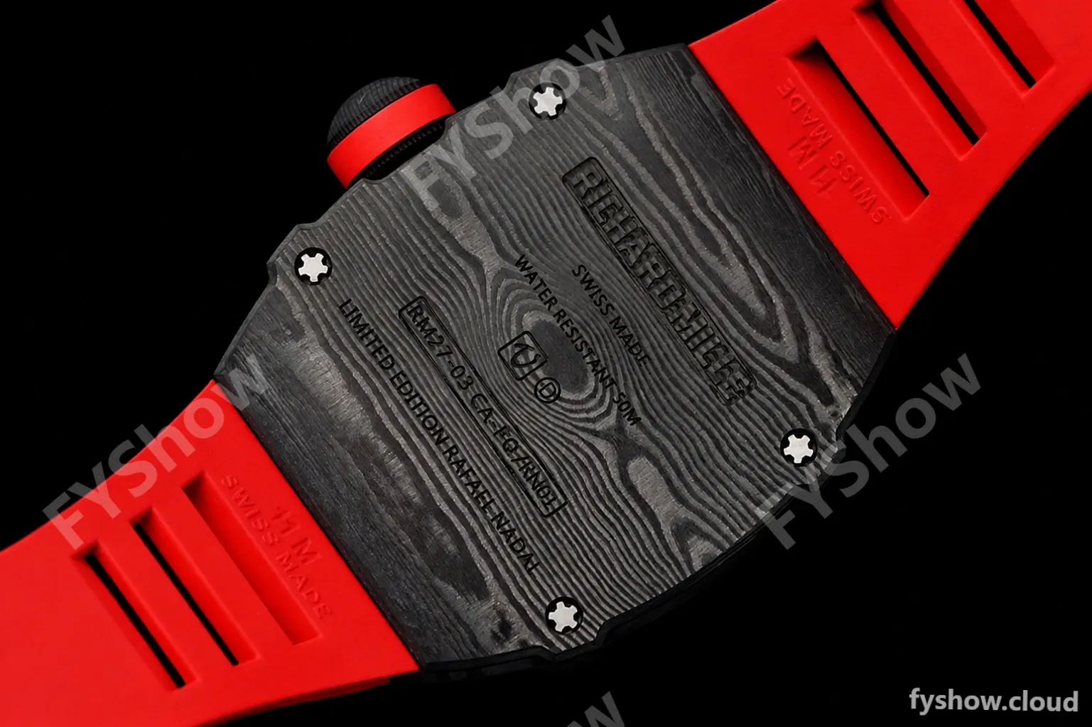Richard Mille - RM027-03 Tourbillon Rafael Nadal NTPT/RU/Red Skeleton RMF Tourb - Image 6