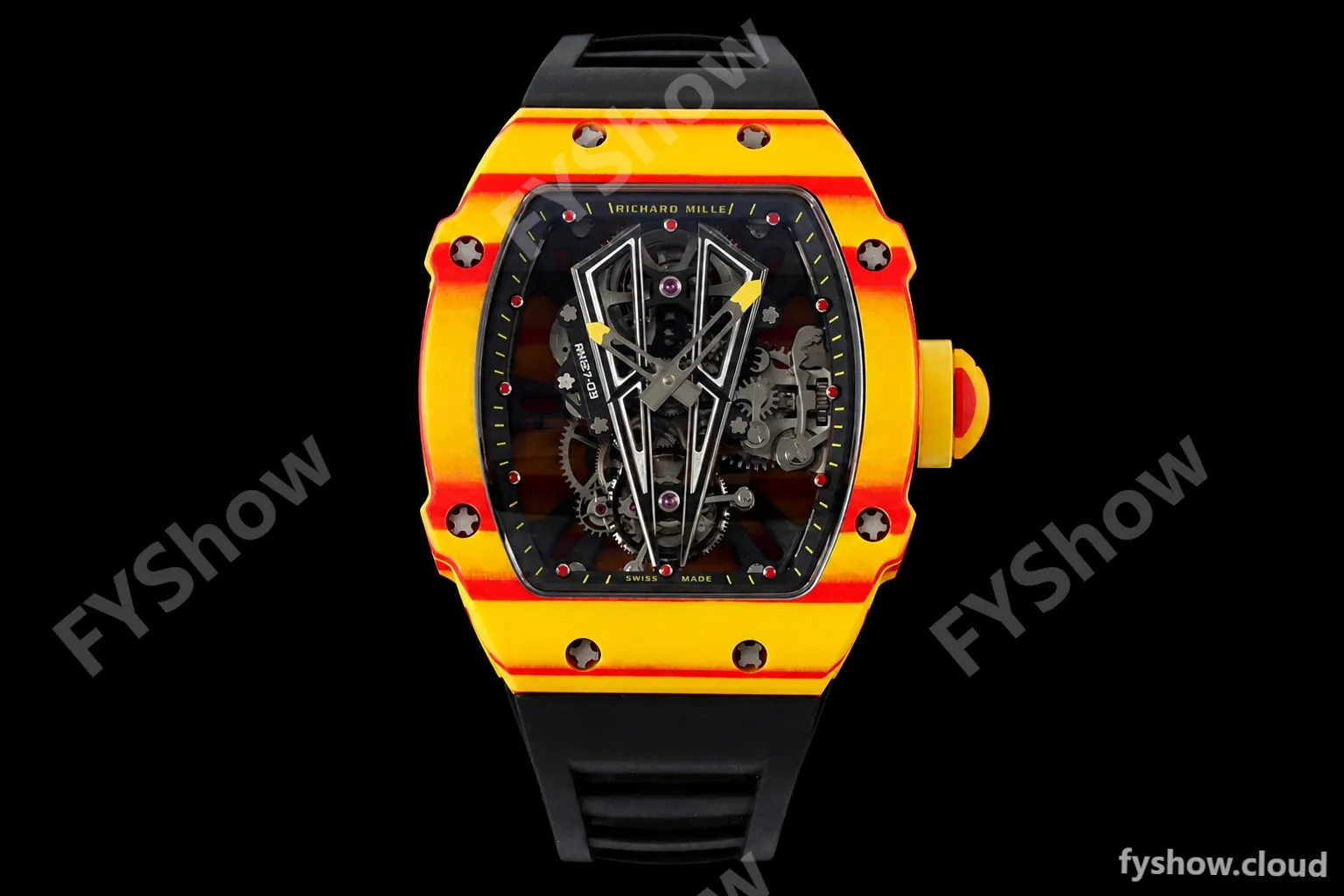 Richard Mille - RM027-03 Tourbillon Rafael Nadal NTPT/RU/Yelw Skeleton RMF Tourb