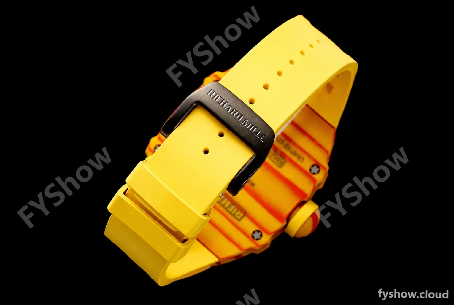 Richard Mille - RM027-03 Tourbillon Rafael Nadal NTPT/RU Skeleton Yellow RMF Tourb - Image 8