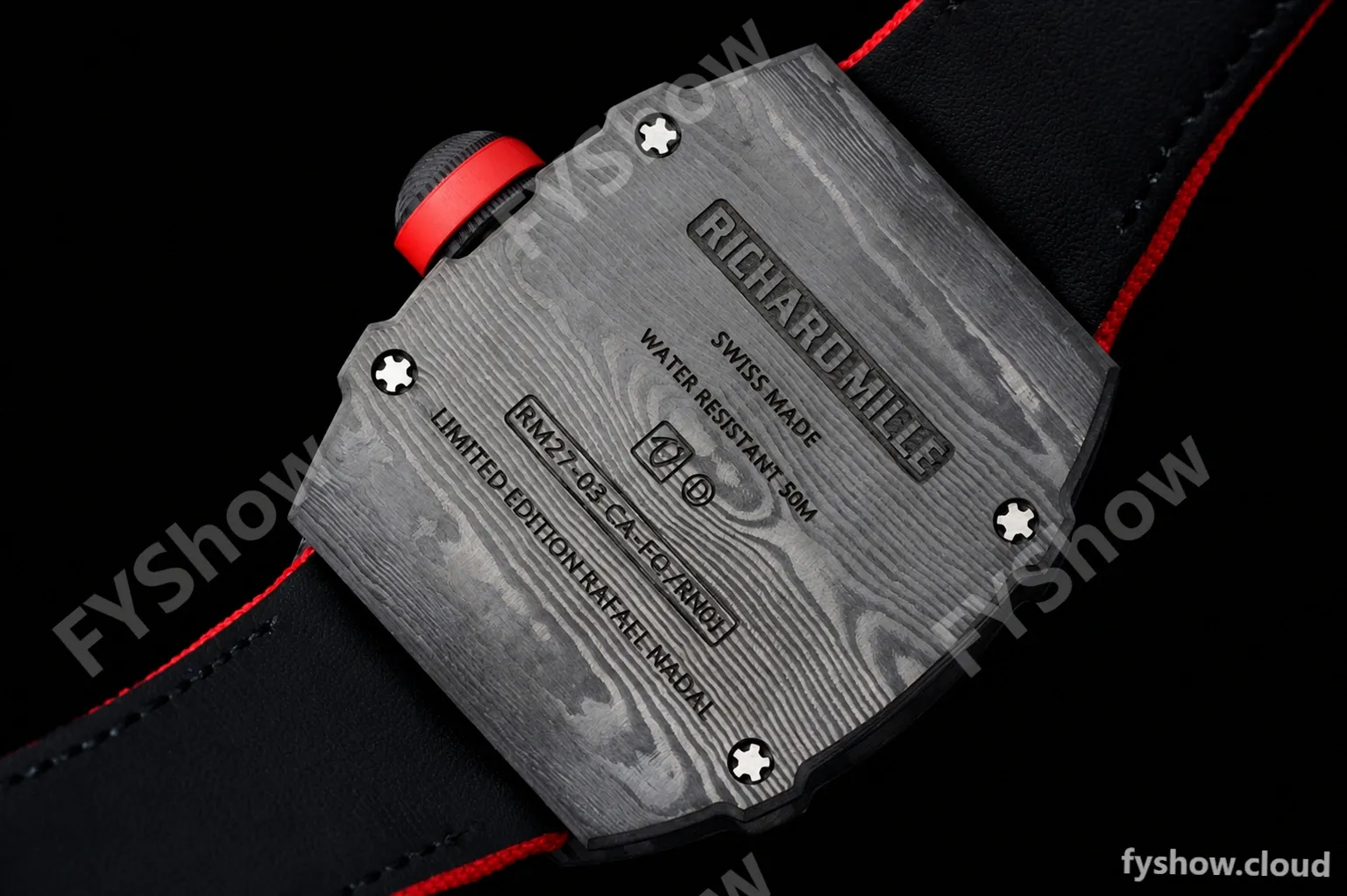 Richard Mille - RM027-03 Tourbillon Rafael Nadal NTPT/NY/Red Skeleton RMF Tourb - Image 3