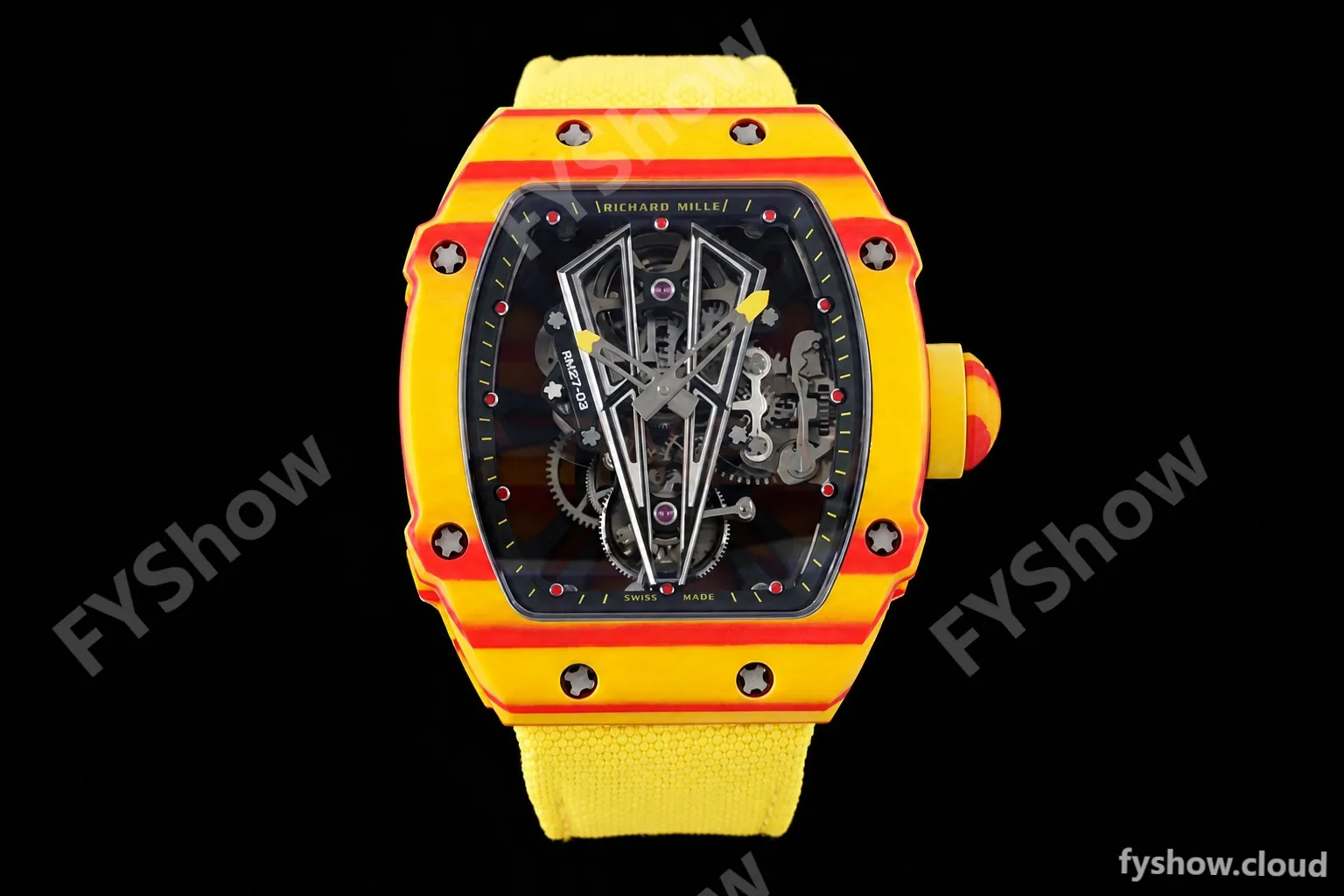 Richard Mille - RM027-03 Tourbillon Rafael Nadal NTPT/NY Skeleton Yellow RMF Tourb