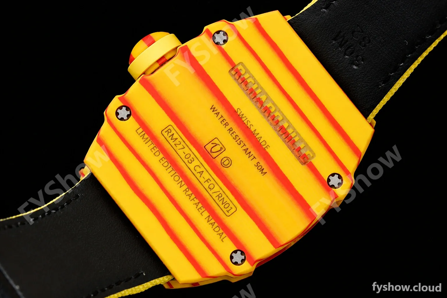 Richard Mille - RM027-03 Tourbillon Rafael Nadal NTPT/NY Skeleton Yellow RMF Tourb - Image 9