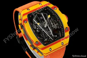 Richard Mille - RM027-03 Tourbillon Rafael Nadal NTPT/NY/Yelw Skeleton Orange RMF Tourb