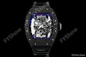 Richard Mille - RM055 Bubba Watson Black NTPT/RU Blk/Red Rehaut Skeleton ZF RMUL2
