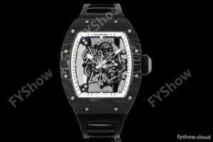 Richard Mille - RM055 Bubba Watson Black NTPT/RU Blk/Wht Rehaut Skeleton ZF RMUL2