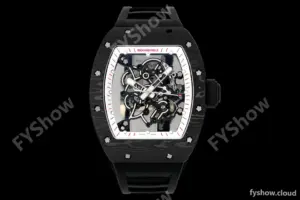 Richard Mille - RM055 Bubba Watson Black NTPT/RU Blk/Wht/Red Rehaut Skeleton ZF RMUL2
