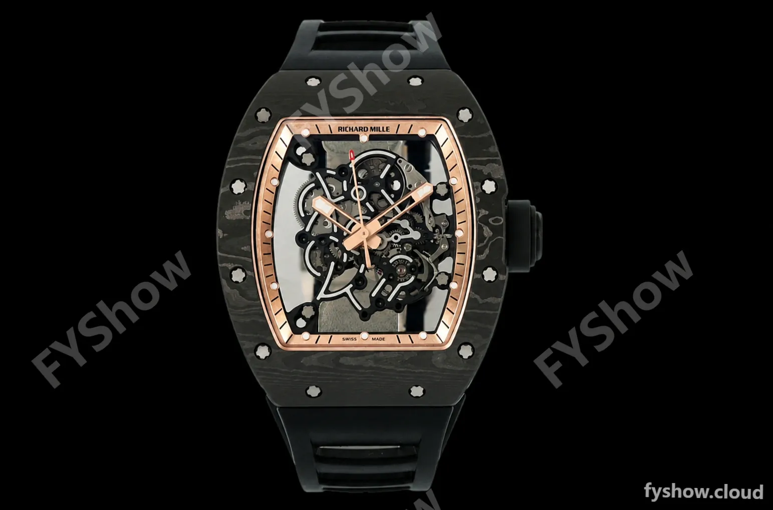 Richard Mille - RM055 Bubba Watson Black NTPT/RU Blk/Bronze Rehaut Skeleton ZF RMUL2
