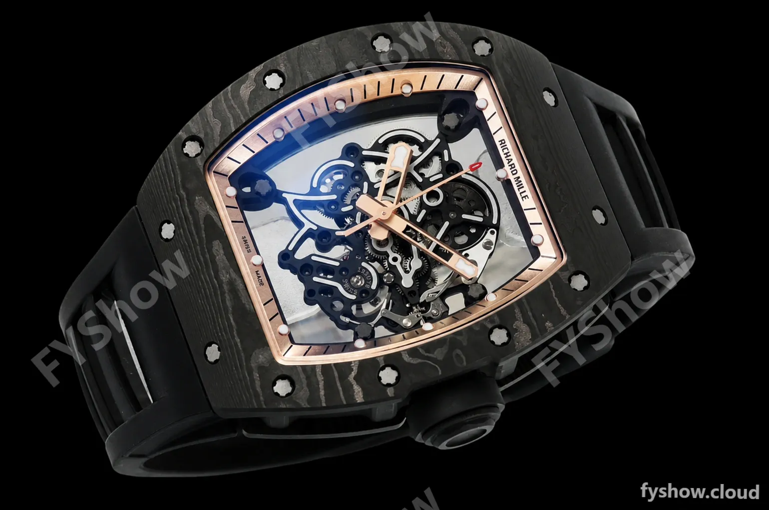 Richard Mille - RM055 Bubba Watson Black NTPT/RU Blk/Bronze Rehaut Skeleton ZF RMUL2 - Image 3