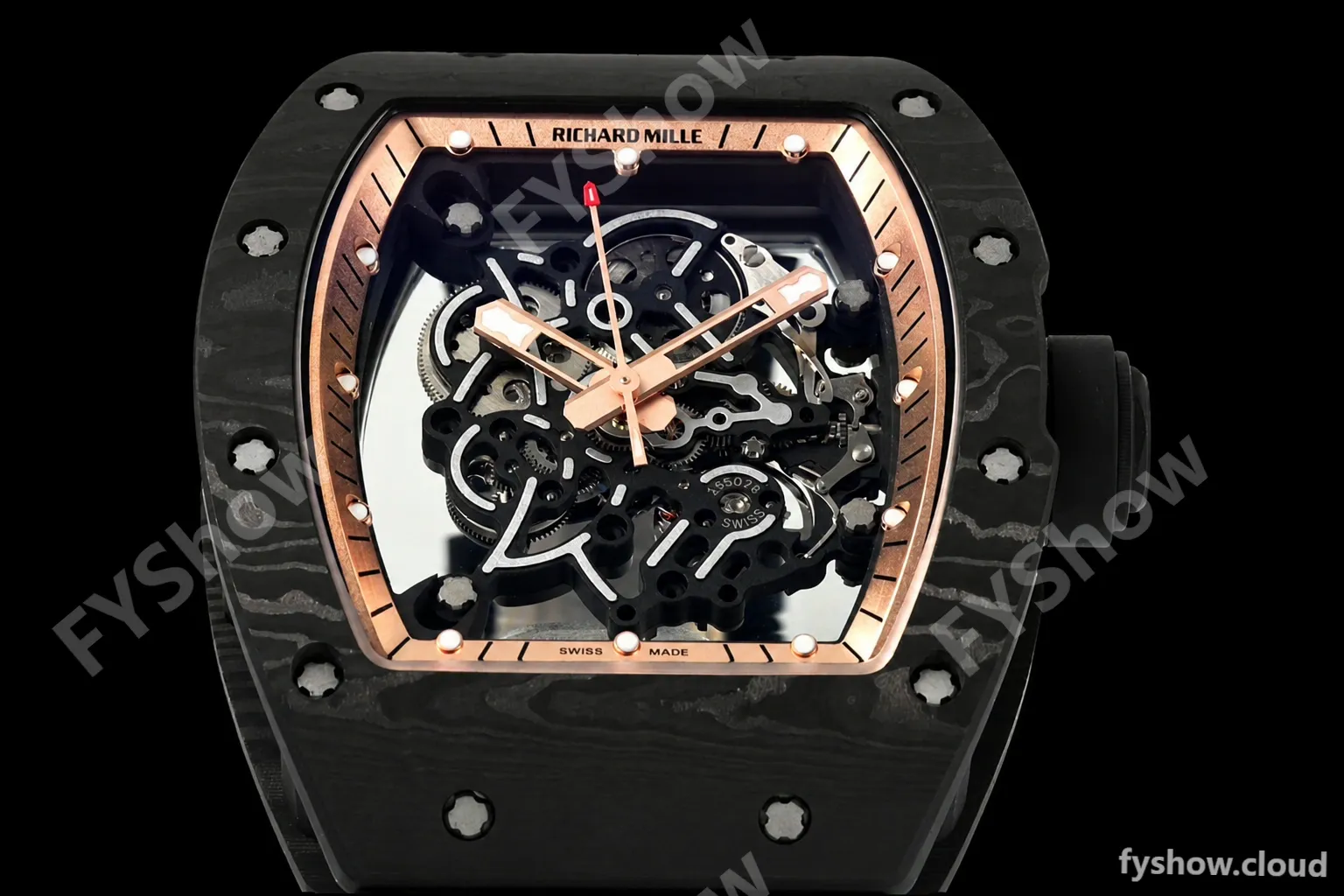 Richard Mille - RM055 Bubba Watson Black NTPT/RU Blk/Bronze Rehaut Skeleton ZF RMUL2 - Image 5