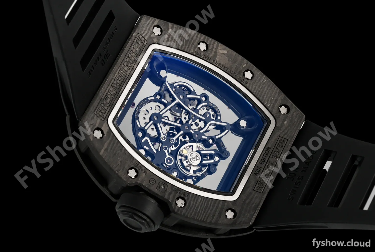 Richard Mille - RM055 Bubba Watson Black NTPT/RU Blk/Bronze Rehaut Skeleton ZF RMUL2 - Image 6