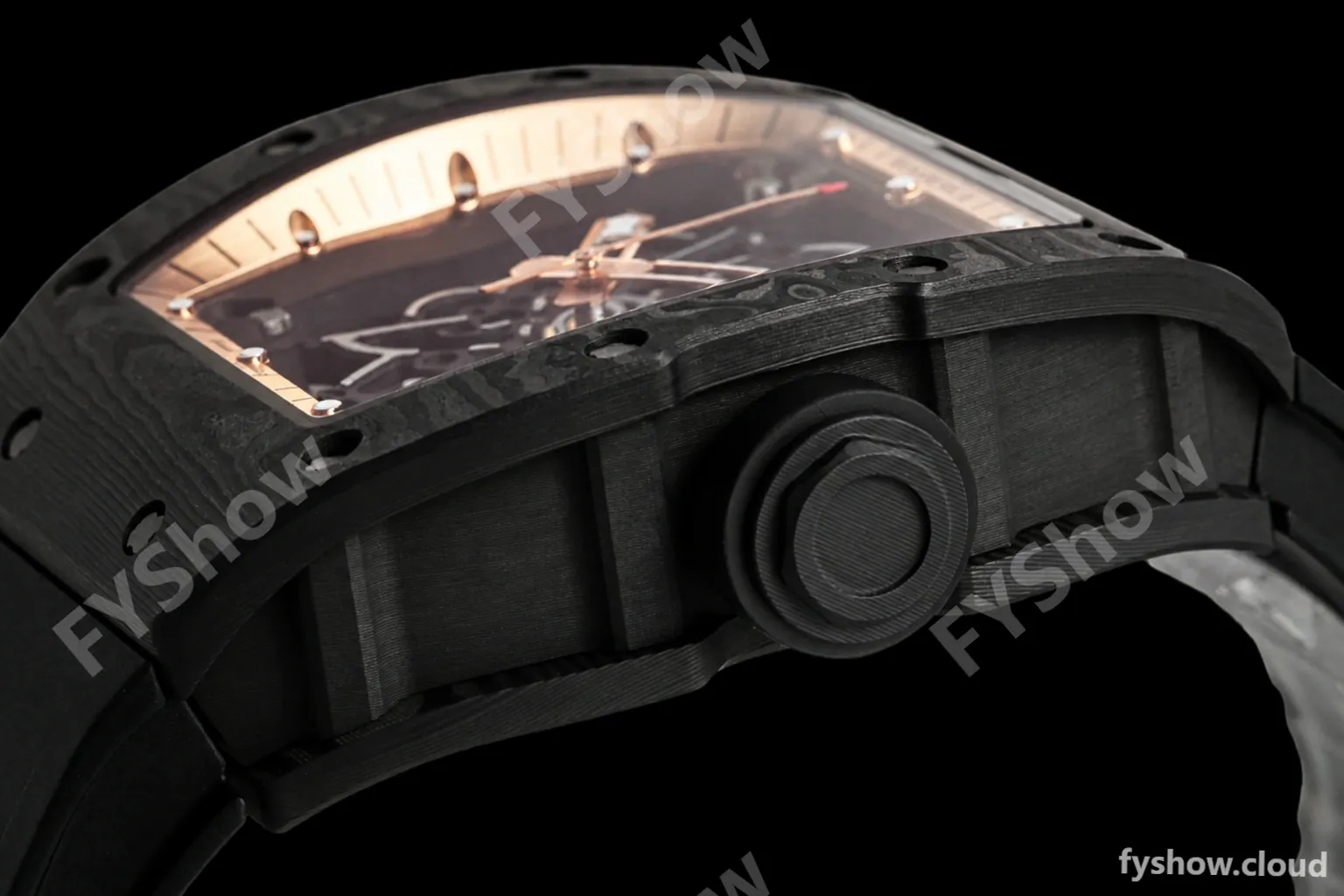 Richard Mille - RM055 Bubba Watson Black NTPT/RU Blk/Bronze Rehaut Skeleton ZF RMUL2 - Image 9