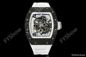 Richard Mille - RM055 Bubba Watson Black NTPT/RU Blk/White Rehaut Skeleton ZF RMUL2