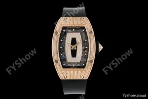 Richard Mille - RM07-01 Ladies Rose Gold Diamond BLK/RU Black Lips ZF Asian CRMA2