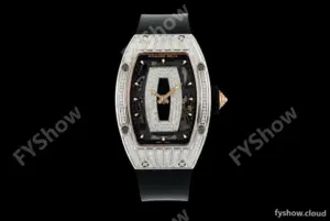 Richard Mille - RM07-01 Ladies Stainless Steel Diamond BLK/RU Black Lips ZF Asian CRMA2