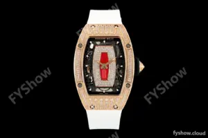 Richard Mille - RM07-01 Ladies Rose Gold Diamond WHT/RU Red Lips ZF Asian CRMA2