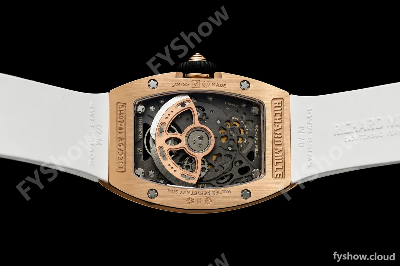 Richard Mille - RM07-01 Ladies Rose Gold Diamond WHT/RU Red Lips ZF Asian CRMA2 - Image 14