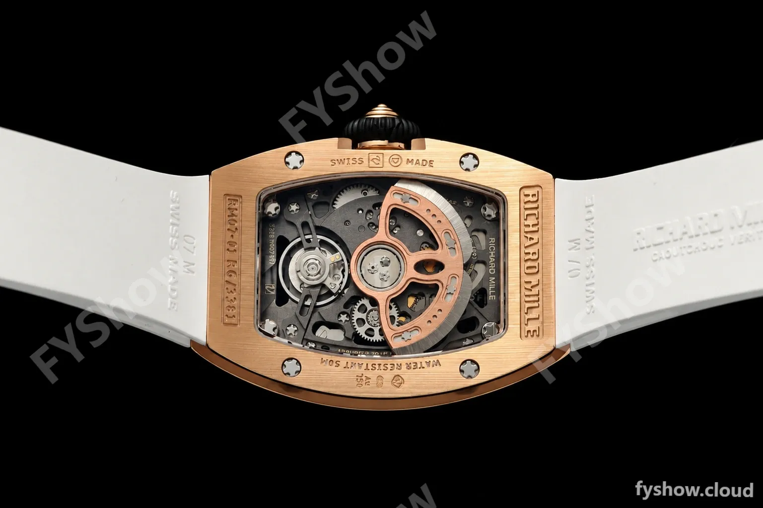 Richard Mille - RM07-01 Ladies Rose Gold Diamond WHT/RU Red Lips ZF Asian CRMA2 - Image 15