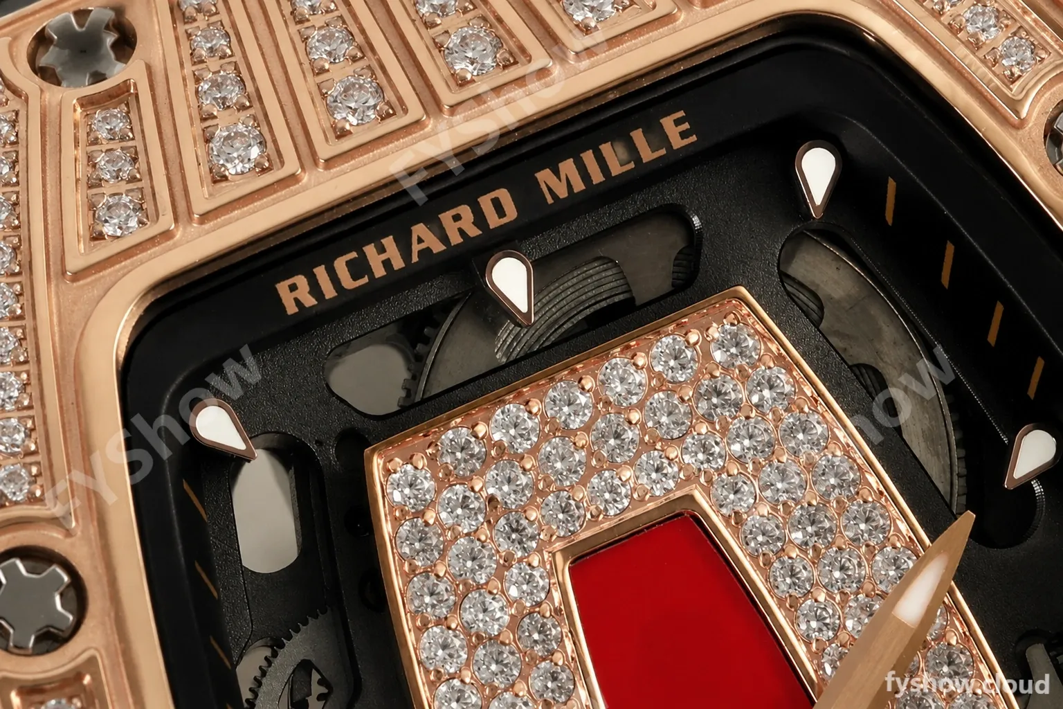 Richard Mille - RM07-01 Ladies Rose Gold Diamond WHT/RU Red Lips ZF Asian CRMA2 - Image 2