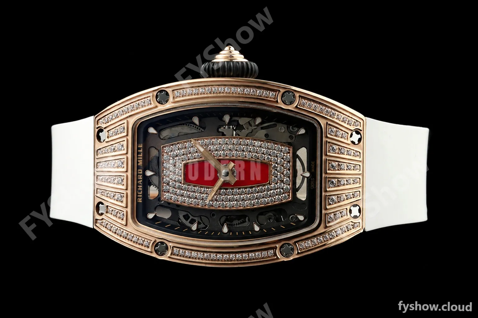 Richard Mille - RM07-01 Ladies Rose Gold Diamond WHT/RU Red Lips ZF Asian CRMA2 - Image 22