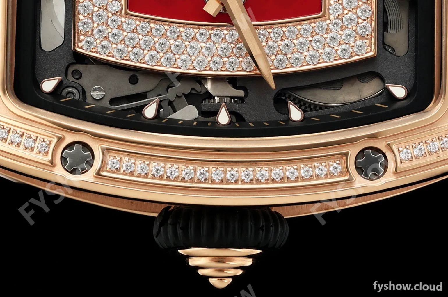 Richard Mille - RM07-01 Ladies Rose Gold Diamond WHT/RU Red Lips ZF Asian CRMA2 - Image 5