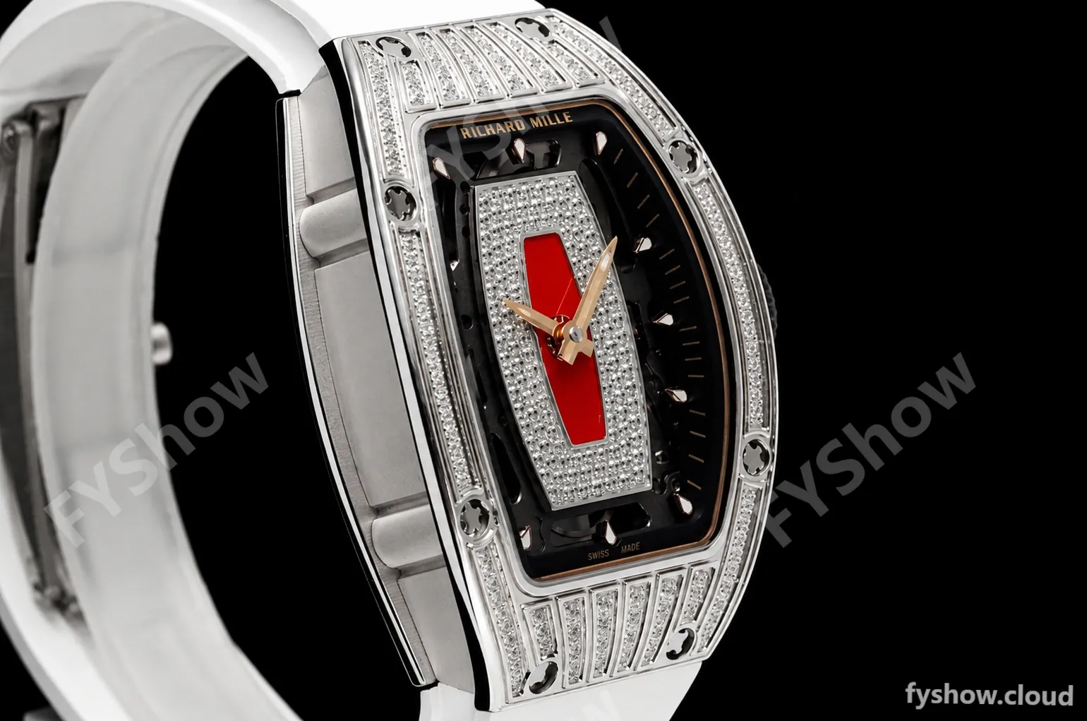 Richard Mille - RM07-01 Ladies Stainless Steel Diamond WHT/RU Red Lips ZF Asian CRMA2 - Image 4