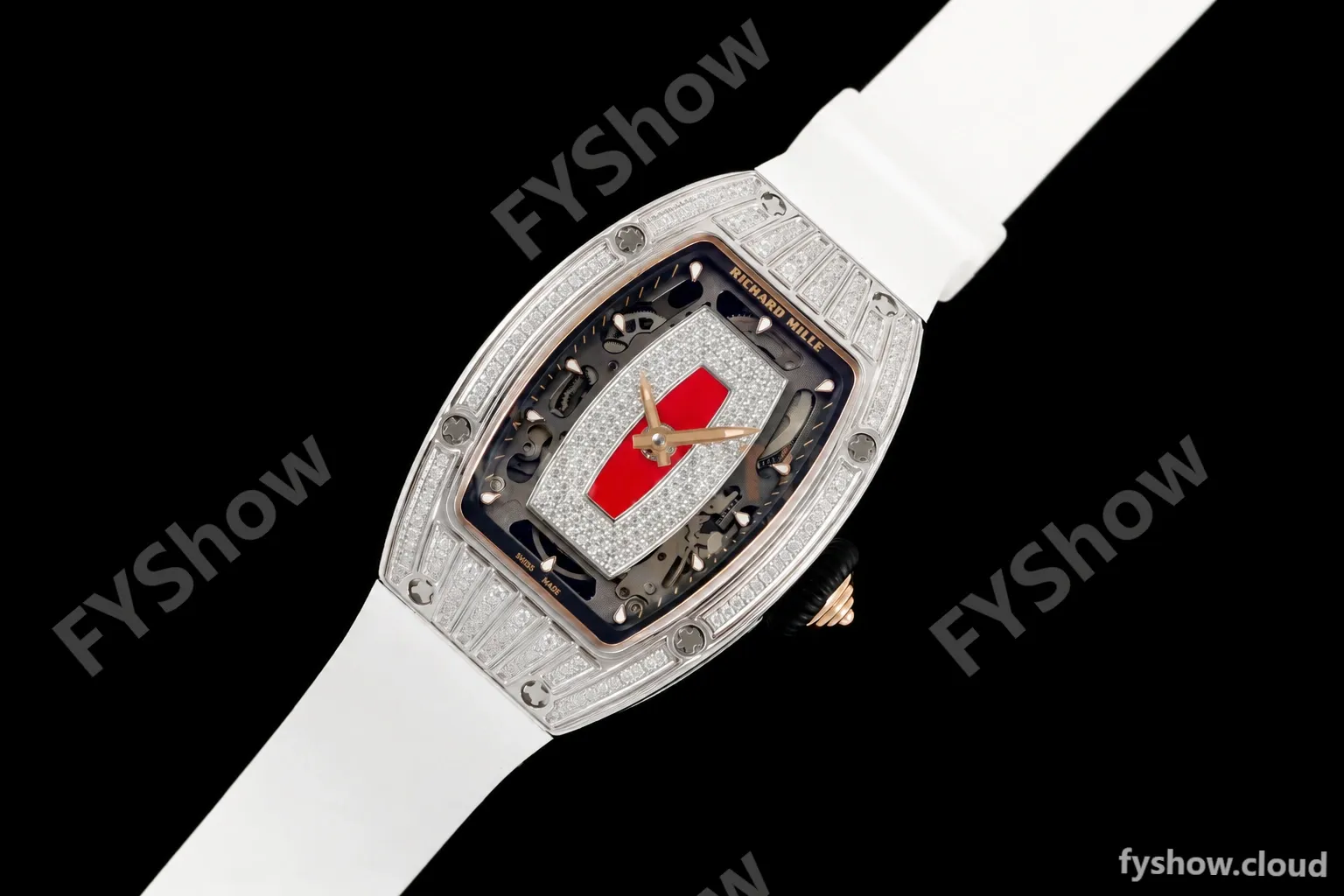 Richard Mille - RM07-01 Ladies Stainless Steel Diamond WHT/RU Red Lips ZF Asian CRMA2 - Image 8