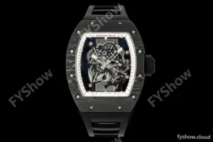 Richard Mille - RM055 Bubba Watson Black NTPT/RU Blk/Red/Wht Rehaut Skeleton KVF RMUL2