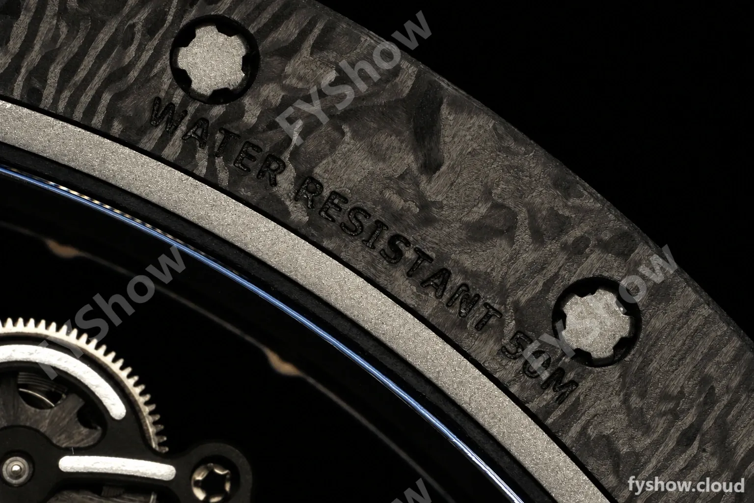 Richard Mille - RM055 Yas Marina Circuit White NTPT/RU Blue Rehaut Skeleton KVF RMUL2 - Image 11