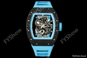 Richard Mille - RM055 Bubba Watson Black NTPT/RU Blu/Blu Rehaut Skeleton KVF RMUL2