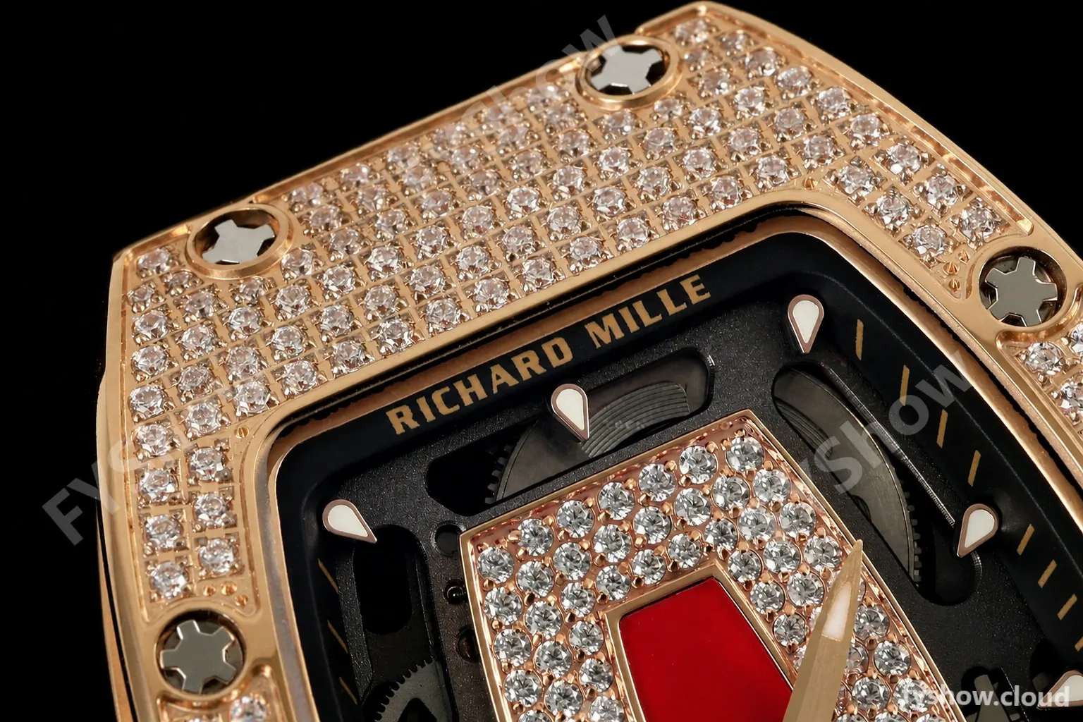 Richard Mille - RM07-01 Rose Gold Snow Set Diamond Wht/RU Red Lips ZF Asian CRMA2 - Image 25