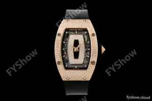 Richard Mille - RM07-01 Rose Gold Snow Set Diamond Blk/RU Black Onyx ZF Asian CRMA2