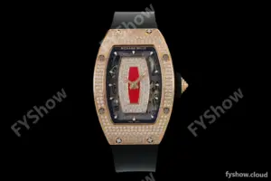 Richard Mille - RM07-01 Rose Gold Snow Set Diamond Blk/RU Red Lips ZF Asian CRMA2