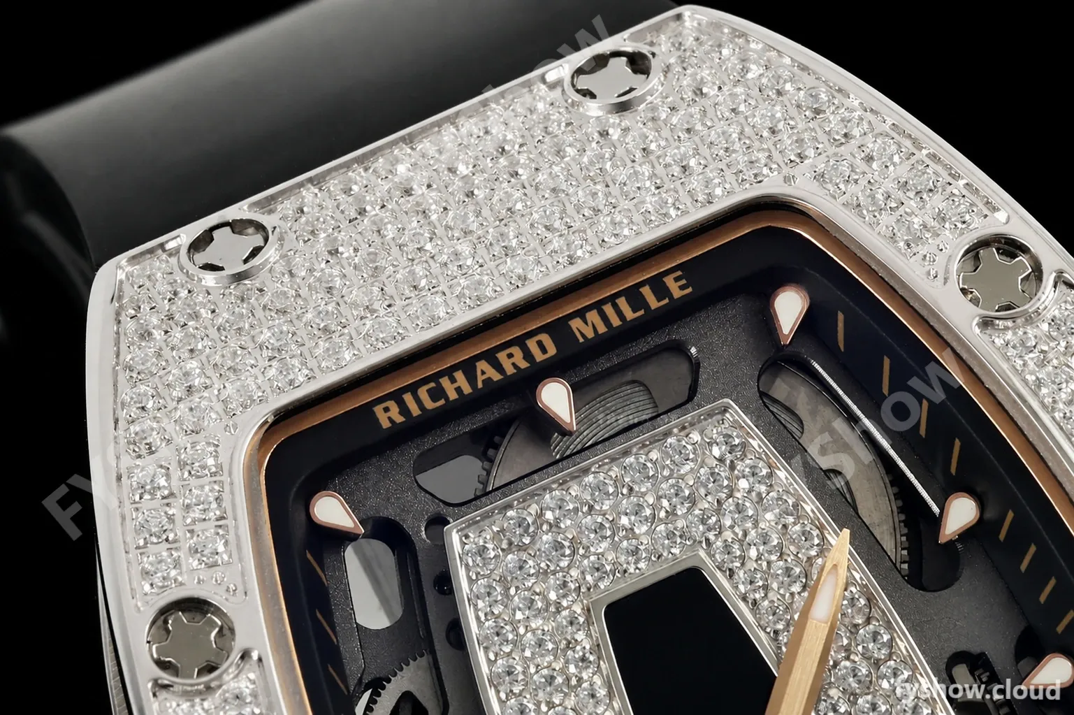 Richard Mille - RM07-01 Snow Set Diamond Crested Blk/RU Black Onyx ZF Asian CRMA2 - Image 2