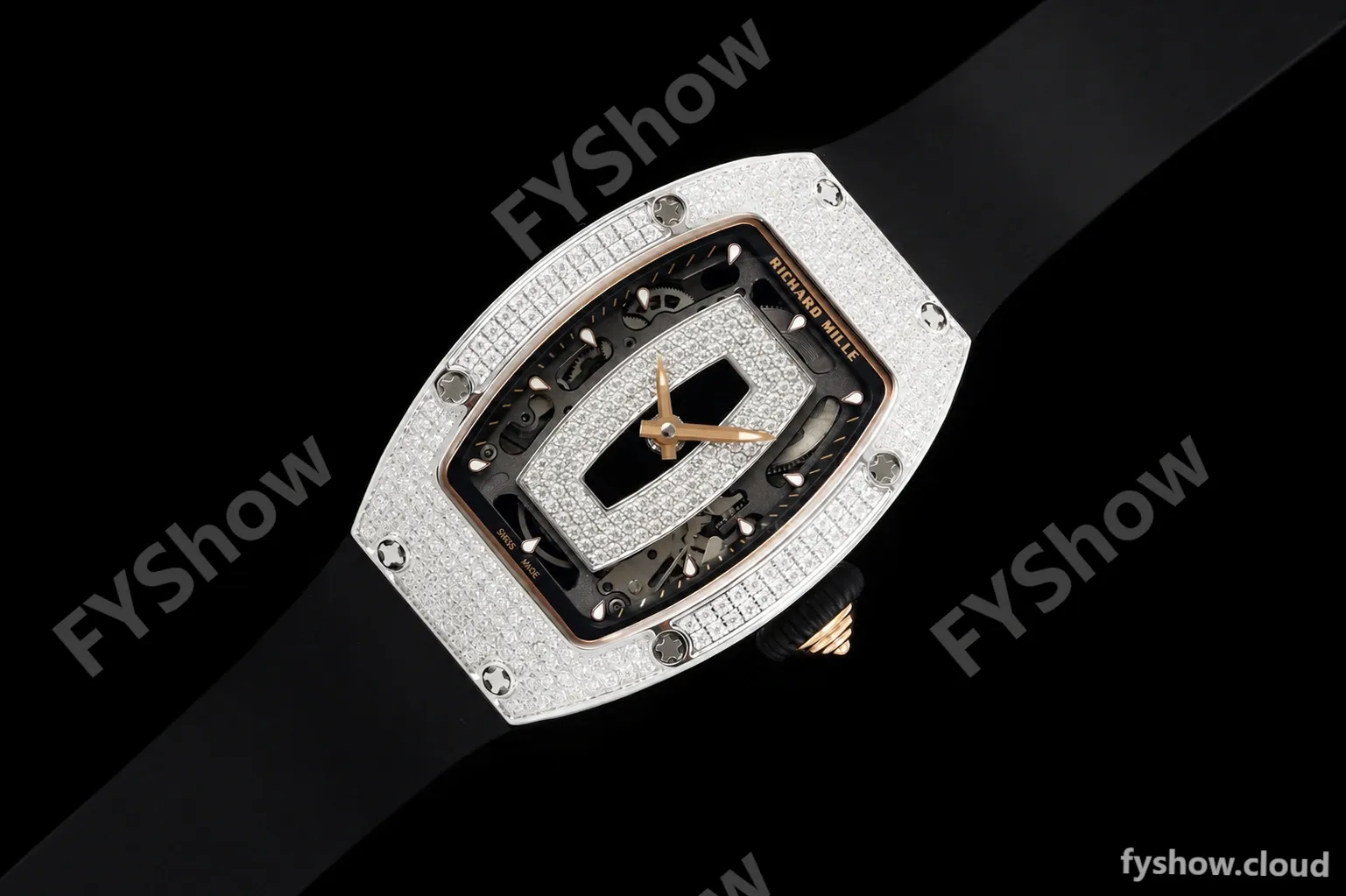 Richard Mille - RM07-01 Snow Set Diamond Crested Blk/RU Black Onyx ZF Asian CRMA2 - Image 25
