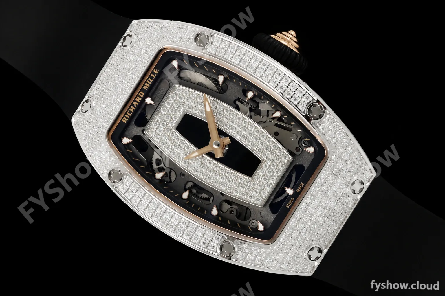 Richard Mille - RM07-01 Snow Set Diamond Crested Blk/RU Black Onyx ZF Asian CRMA2 - Image 26