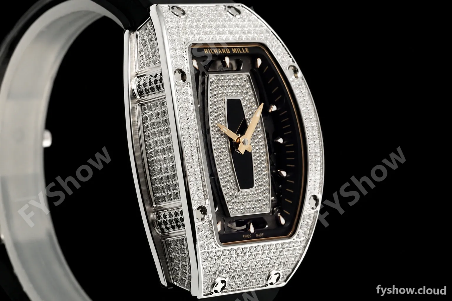 Richard Mille - RM07-01 Snow Set Diamond Crested Blk/RU Black Onyx ZF Asian CRMA2 - Image 4