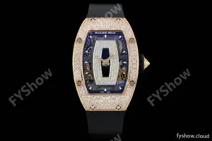 Richard Mille - RM07-01 Rose Gold Snow Set Diamond Blk/RU/Wht Black Onyx ZF Asian CRMA2