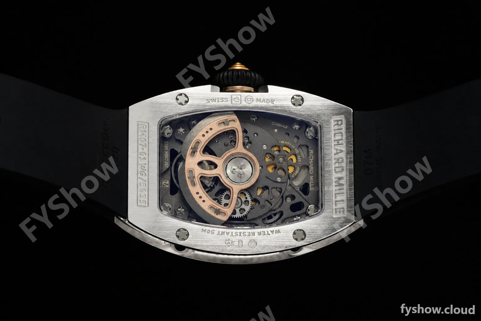 Richard Mille - RM07-01 Snow Set Diamond Crested Blk/RU/Wht Black Onyx ZF Asian CRMA2 - Image 11