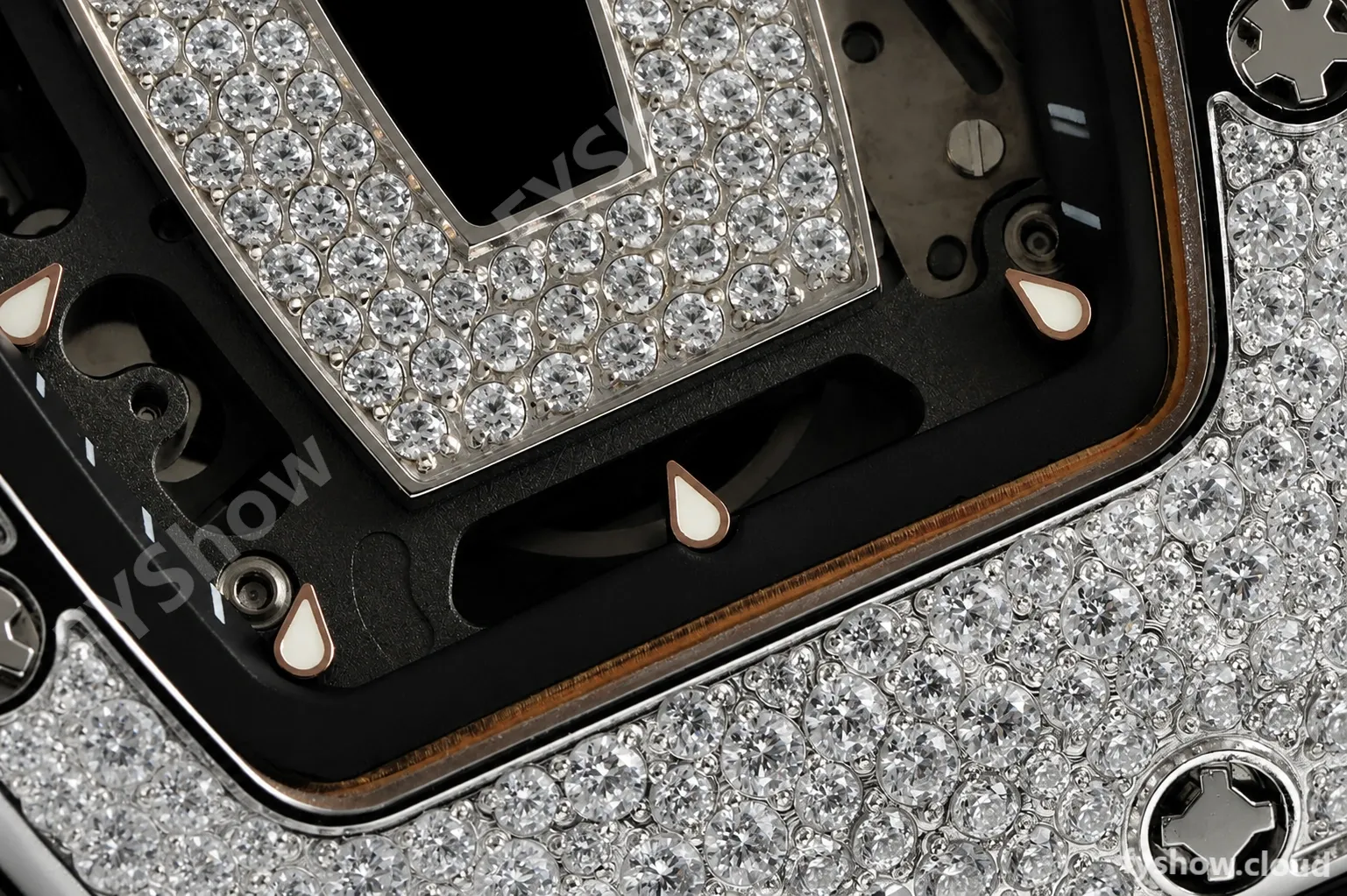 Richard Mille - RM07-01 Snow Set Diamond Crested Blk/RU/Wht Black Onyx ZF Asian CRMA2 - Image 3