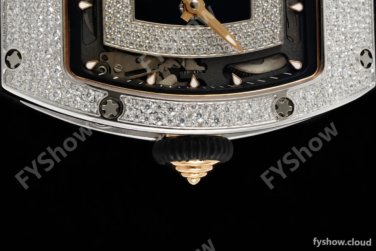 Richard Mille - RM07-01 Snow Set Diamond Crested Blk/RU/Wht Black Onyx ZF Asian CRMA2 - Image 4