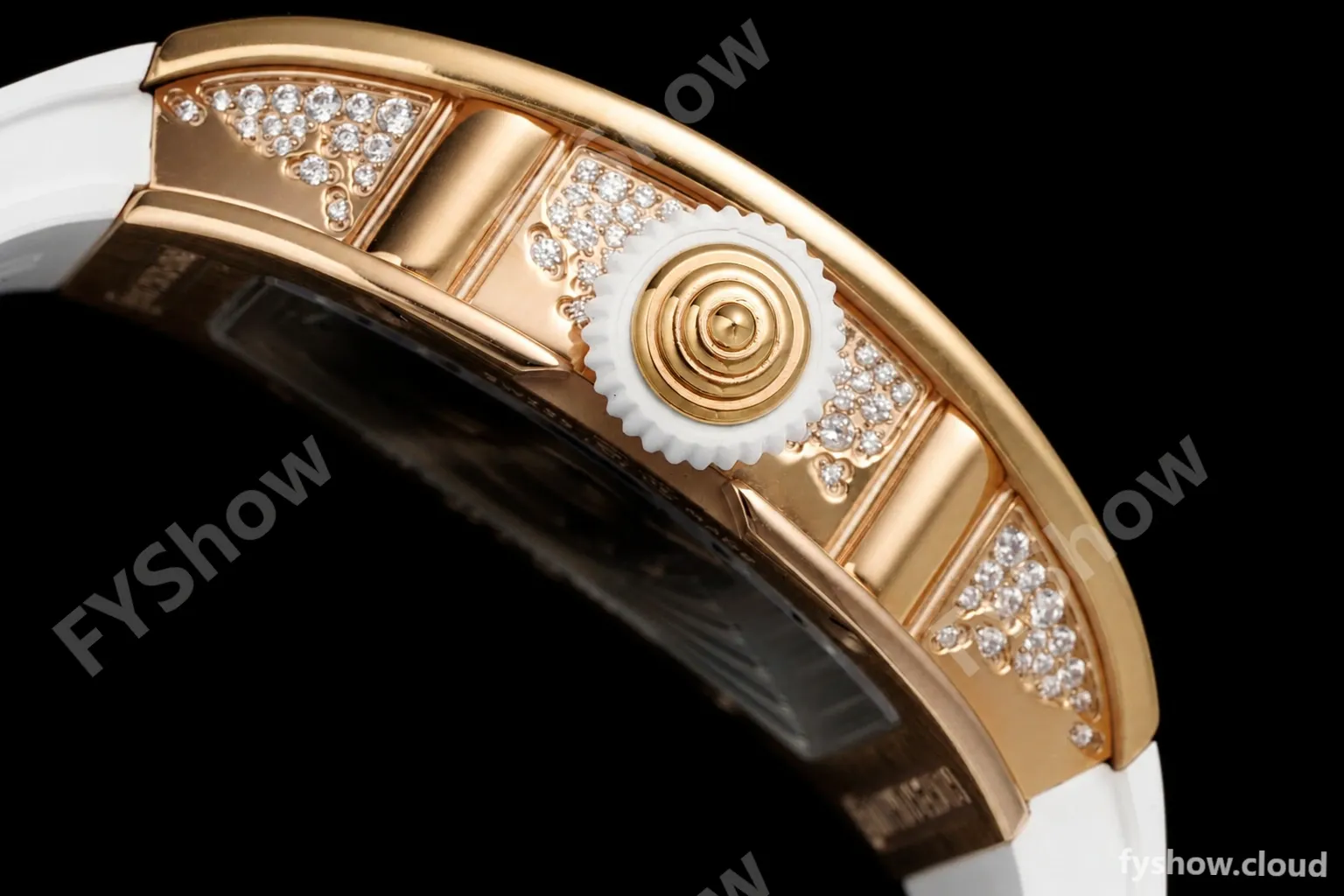 Richard Mille - RM07-01 Rose Gold Snow Set Diamond Wht/RU/Wht White Mop ZF Asian CRMA2 - Image 7