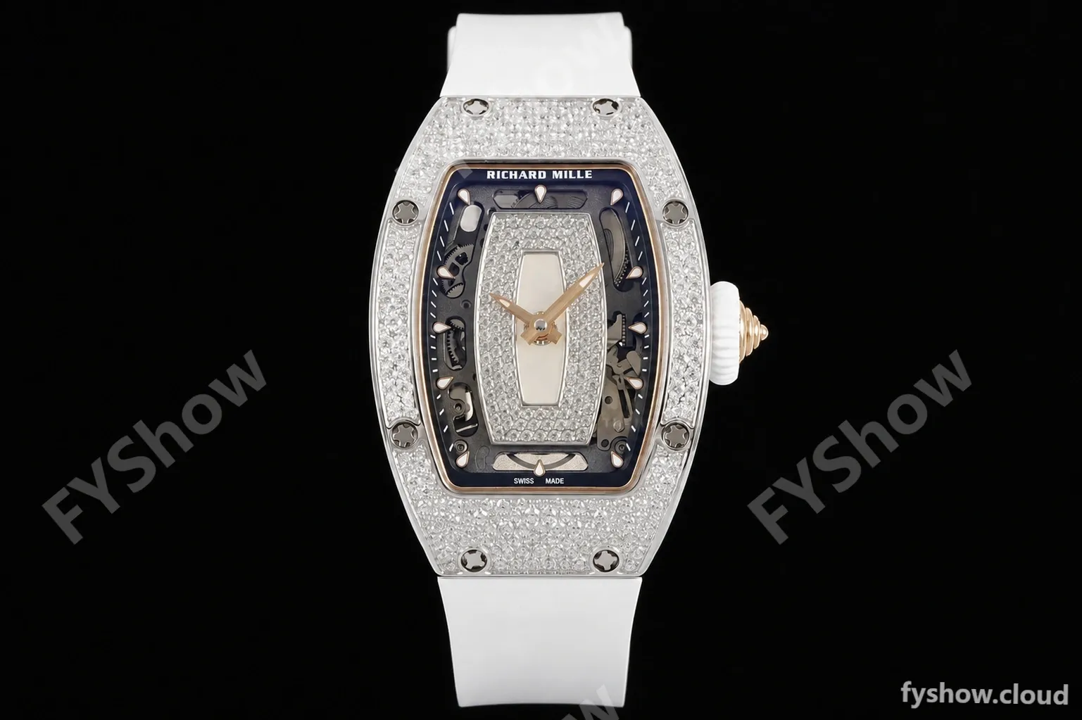 Richard Mille - RM07-01 Snow Set Diamond Crested Wht/RU/Wht White Mop ZF Asian CRMA2